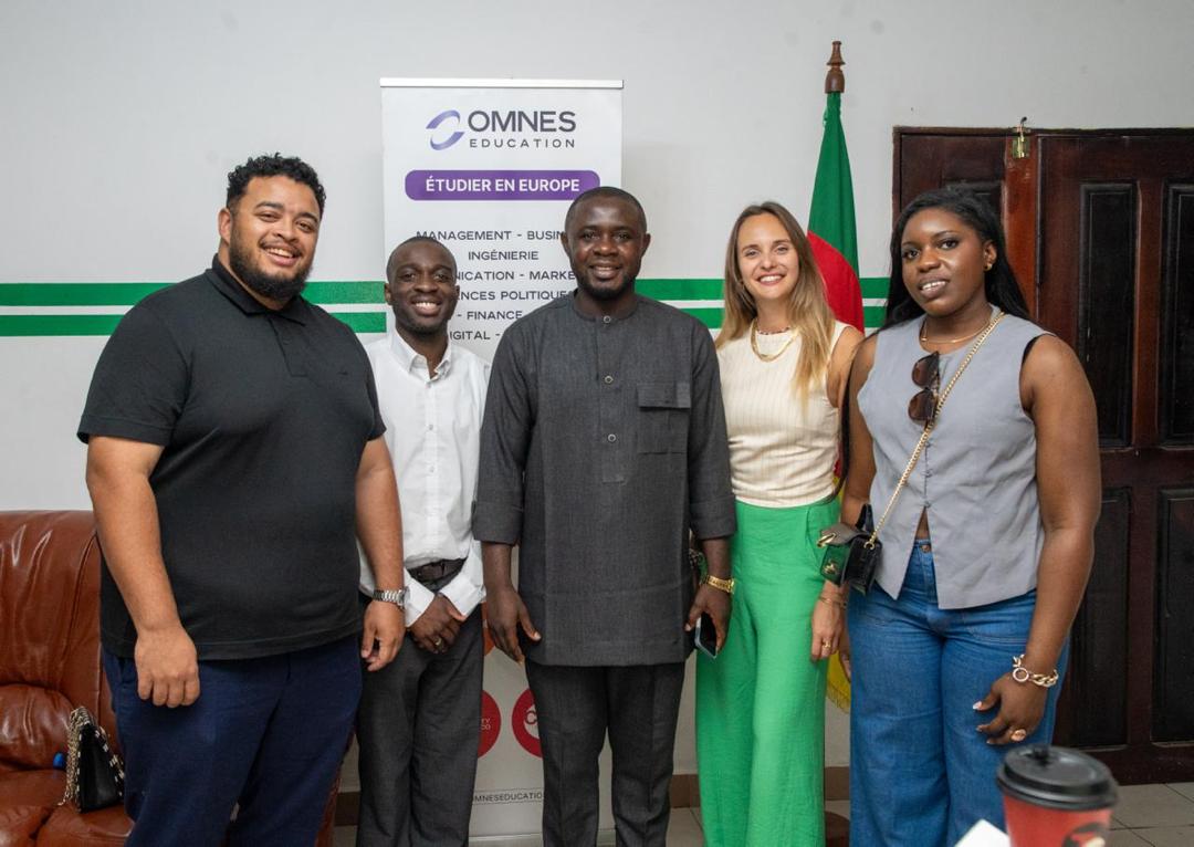 Visite OMNES éducation au bureau de douala